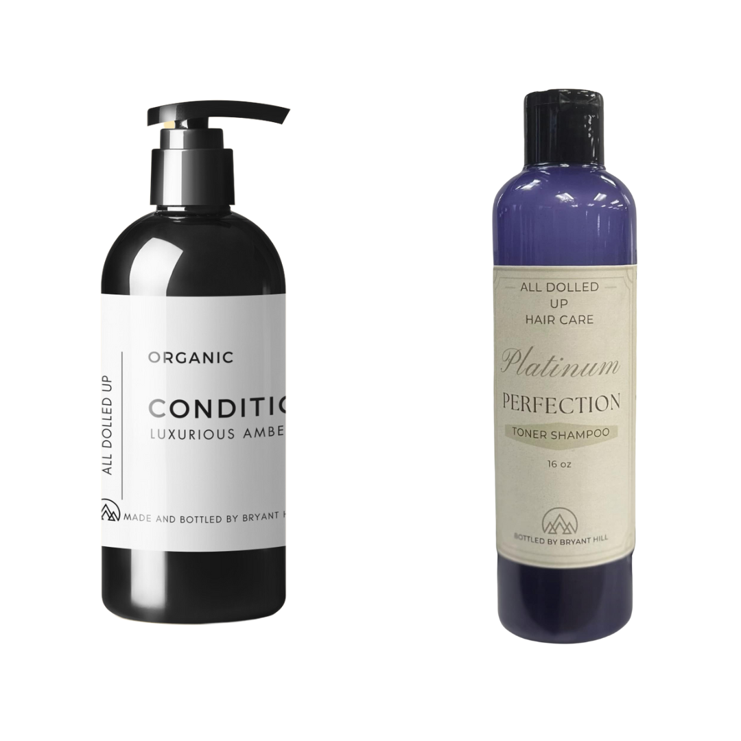 Platinum Perfection Purple Shampoo and All-Natural Conditioner Set